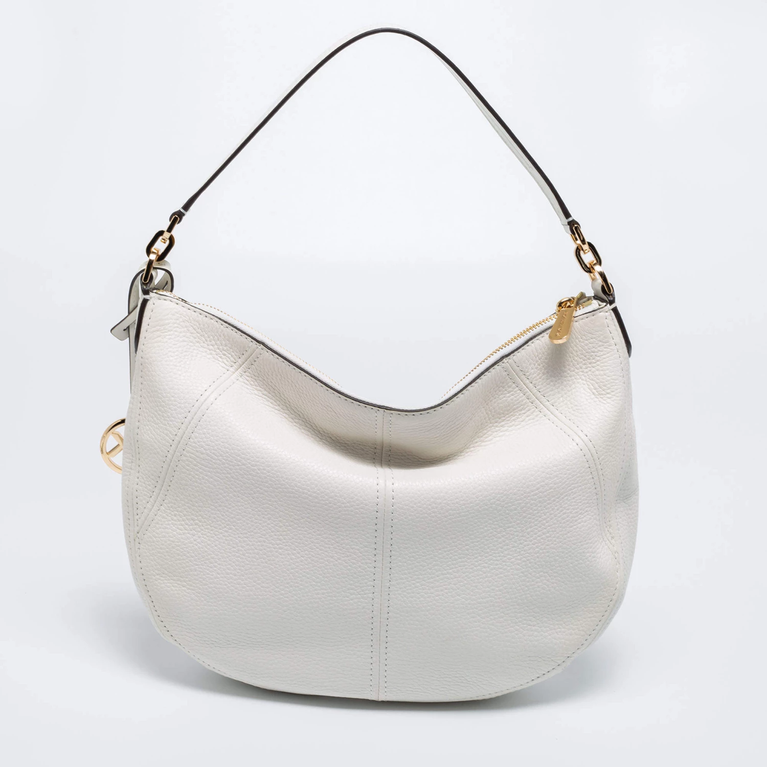 Michael Kors White Leather Bedford Hobo For Women - Image 4