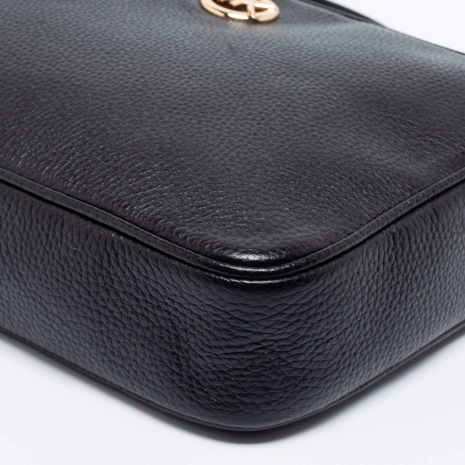 Michael Kors Black Leather Shoulder Bag For Women - Image 12