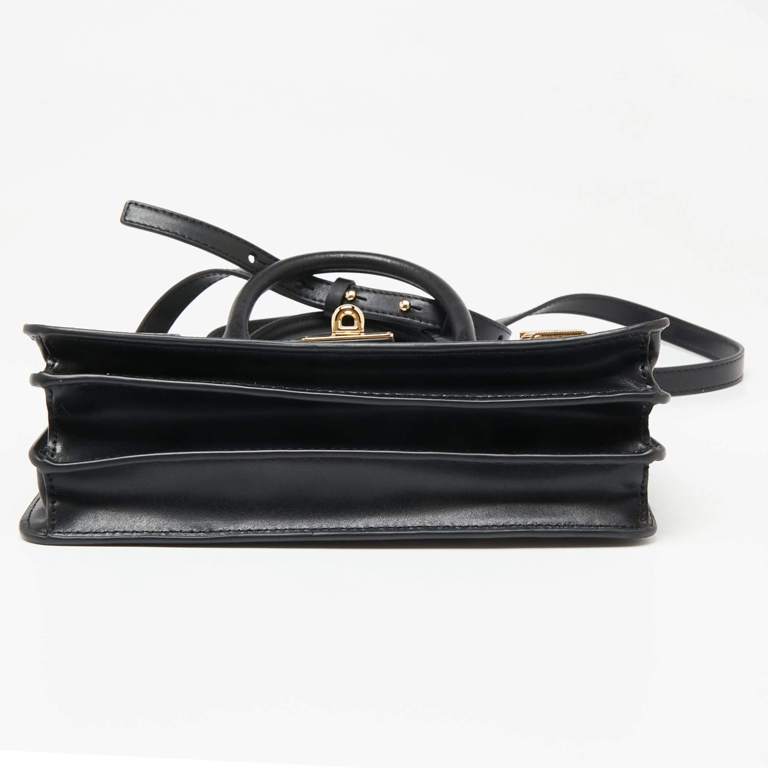 Michael Kors Brown/Black Signature Coated Canvas And Leather Mini Tatiana Tote For Women - Image 6