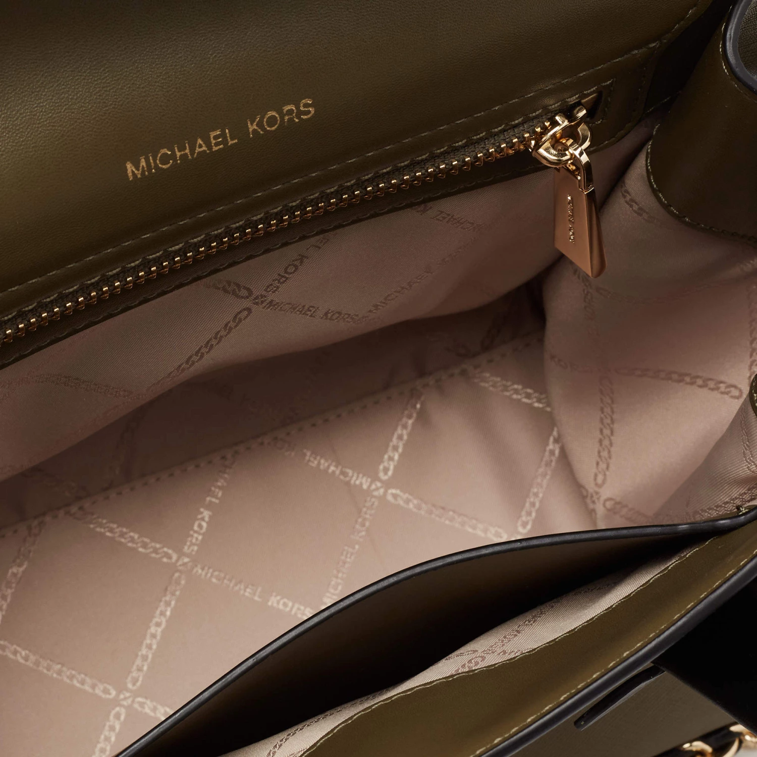 Michael Kors Tri Color Leather Carmen Satchel For Women - Image 8