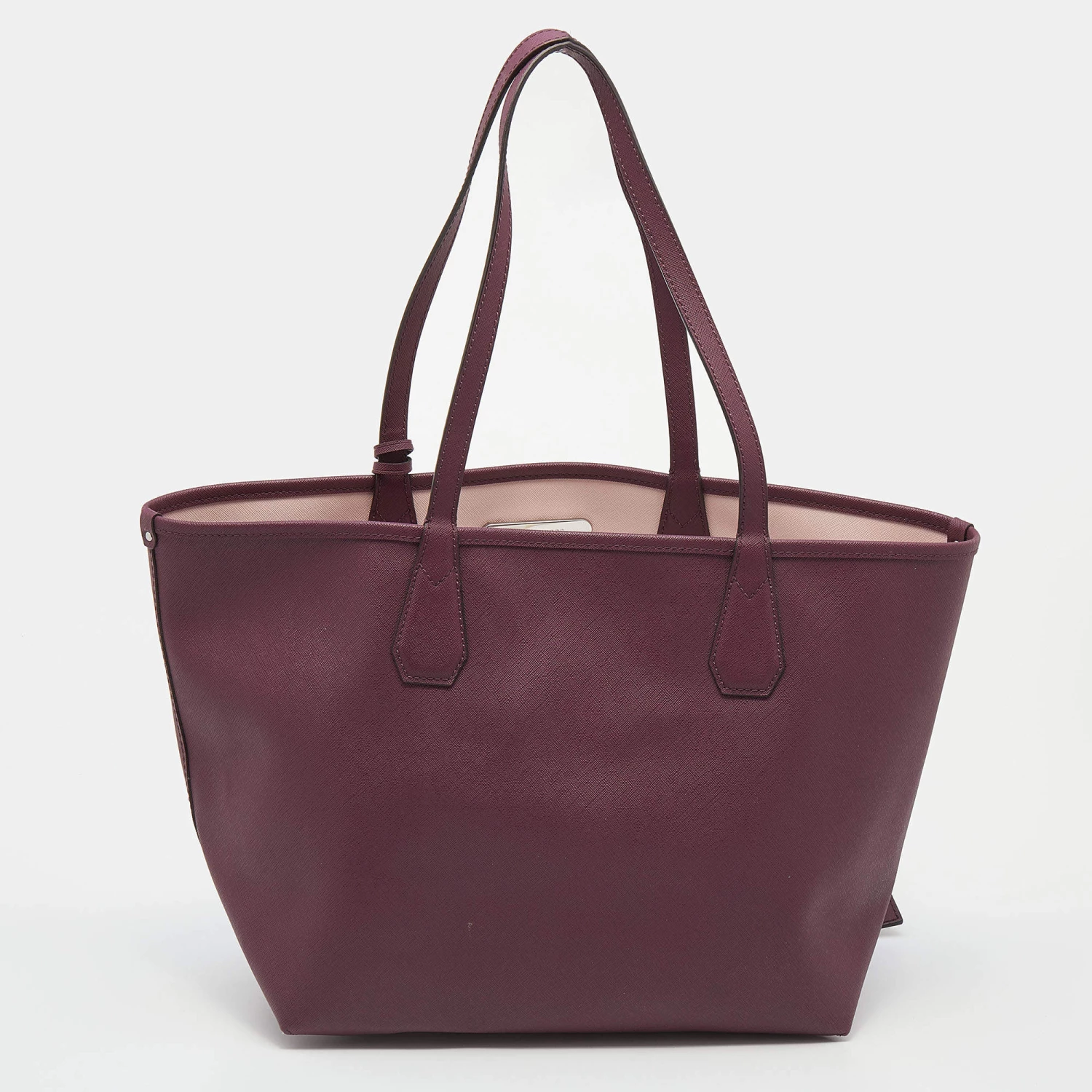 Michael Kors Burgundy Saffiano Leather Reversible Tote For Women - Image 5