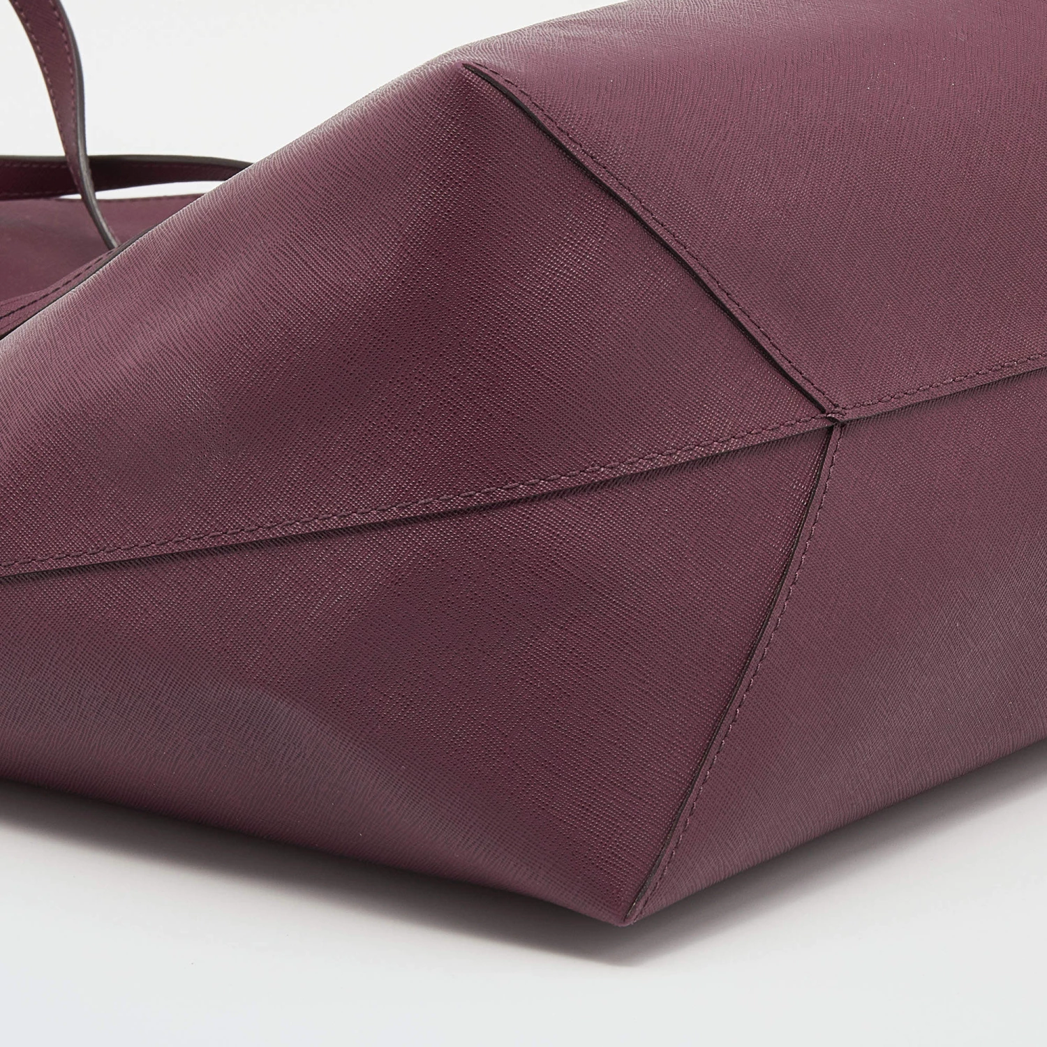 Michael Kors Burgundy Saffiano Leather Reversible Tote For Women - Image 11