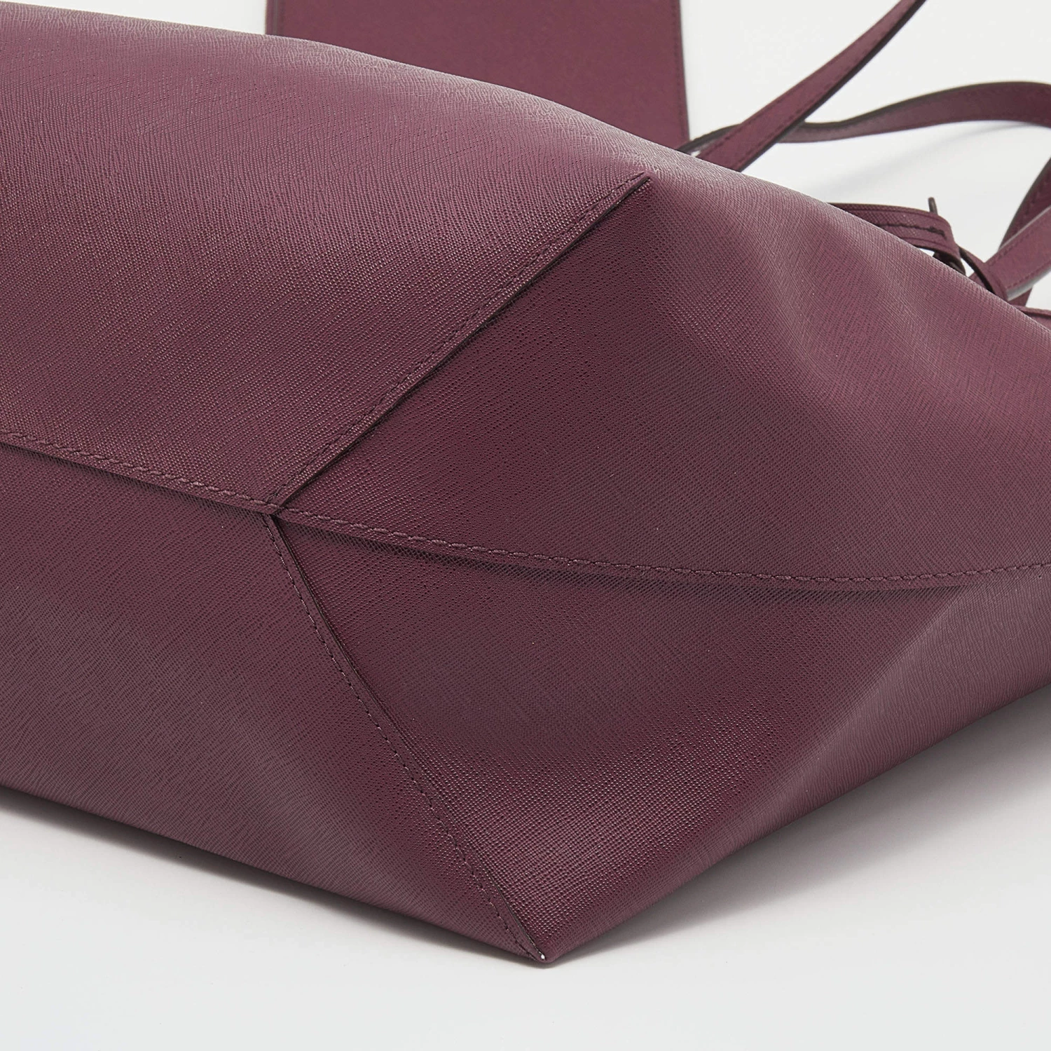 Michael Kors Burgundy Saffiano Leather Reversible Tote For Women - Image 12