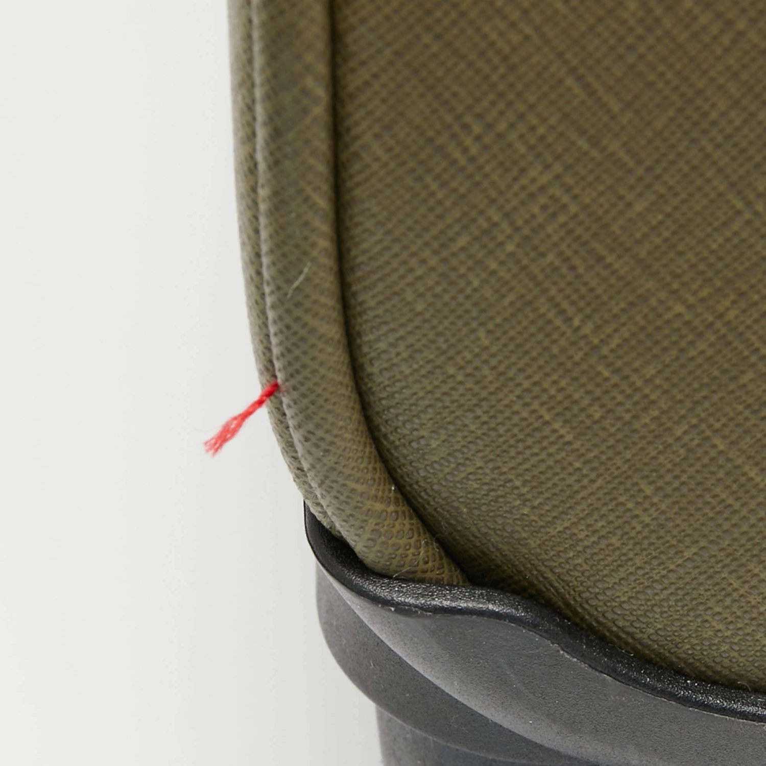 Michael Kors Olive Green Leather Jet Set Logo Luggage For Women - Image 7