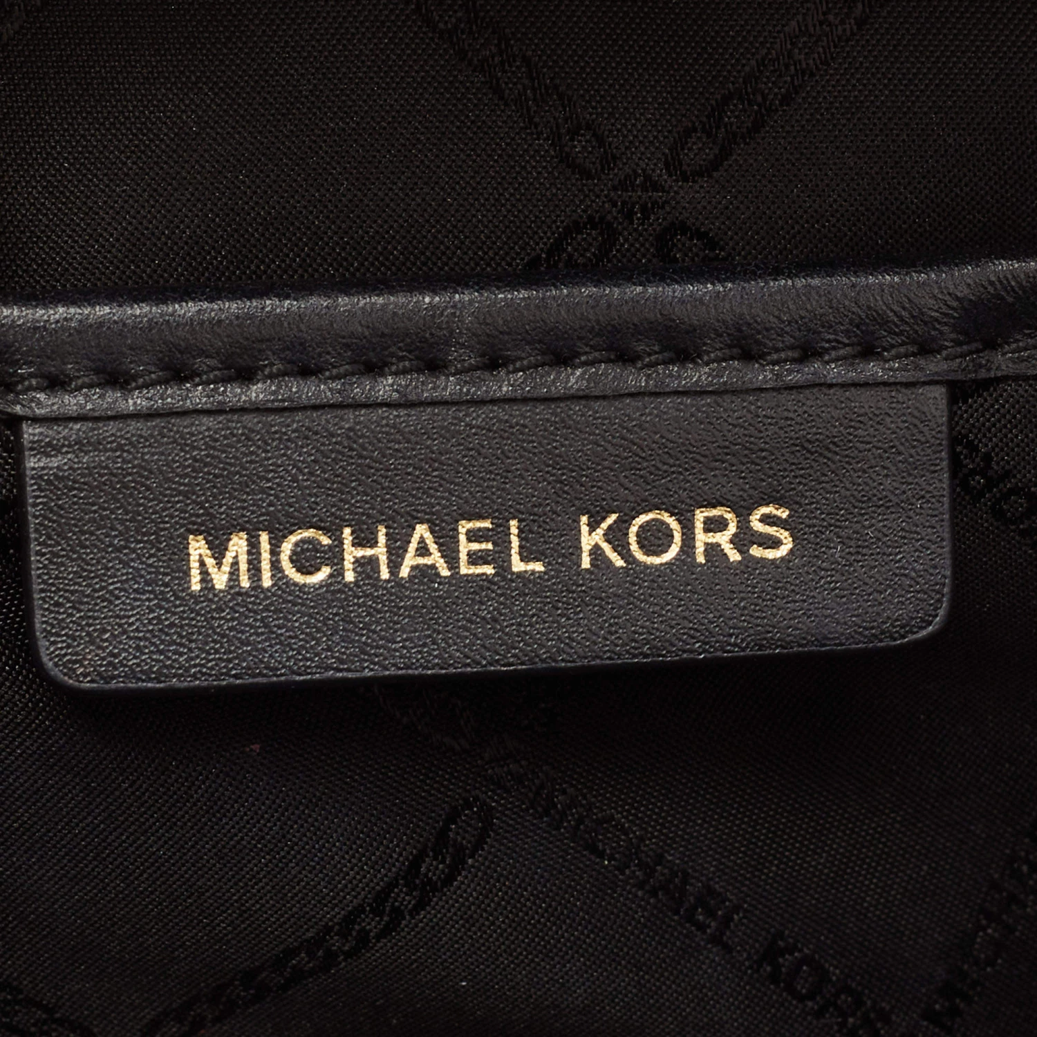 Michael Kors Black Croc Embossed Leather Satchel For Women - Image 8