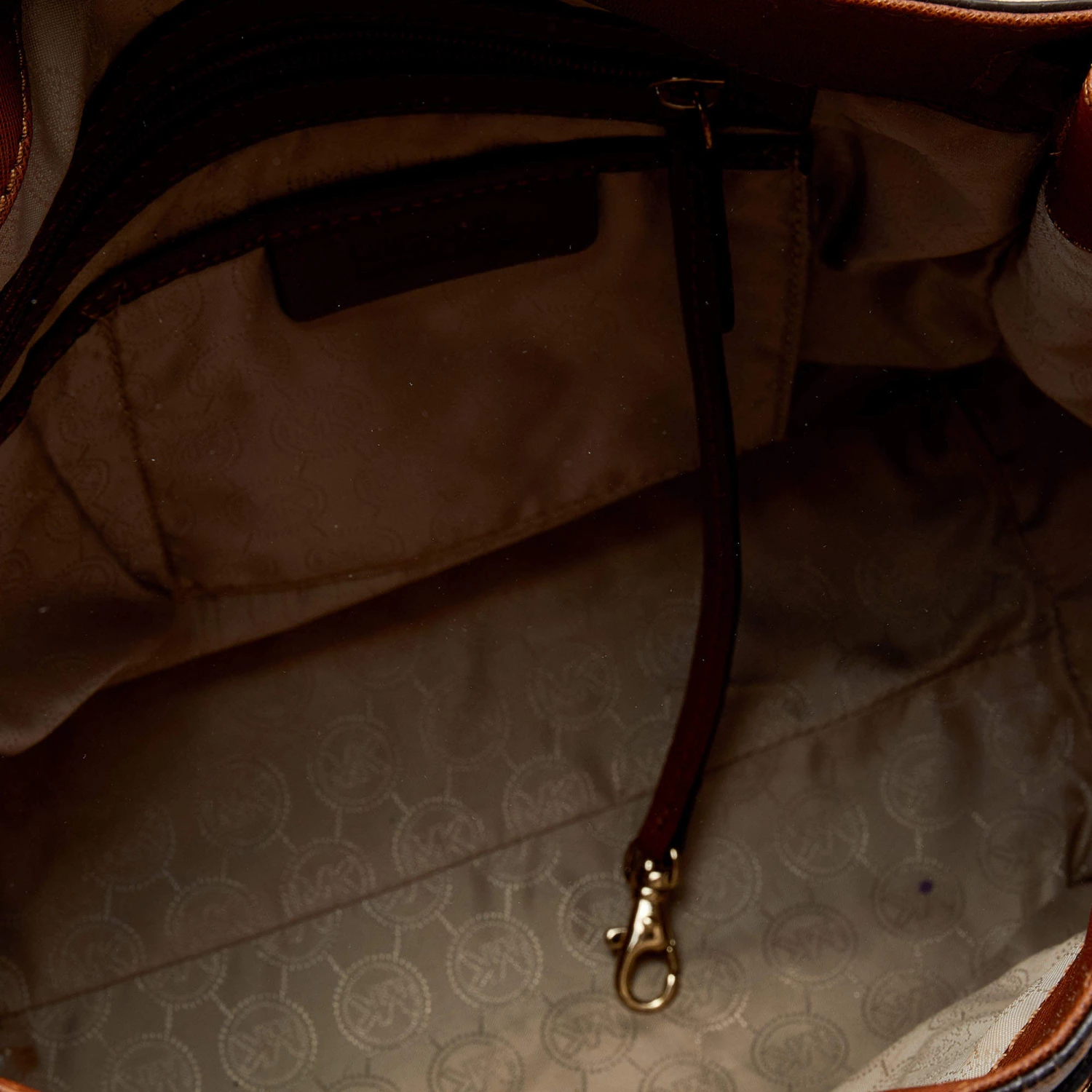 MICHAEL Michael Kors Brown Saffiano Leather Hamilton Tote For Women - Image 8