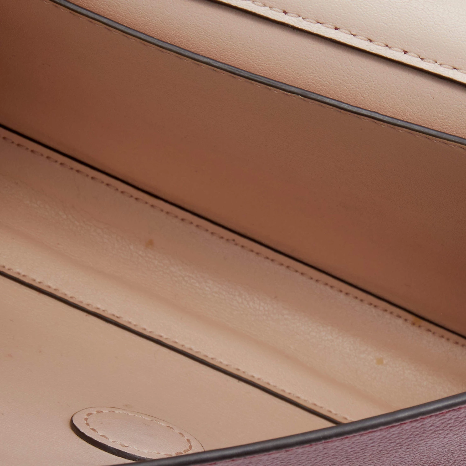 Michael Kors Burgundy Leather Jet Set Flap Crossbody Bag For Women - Image 7