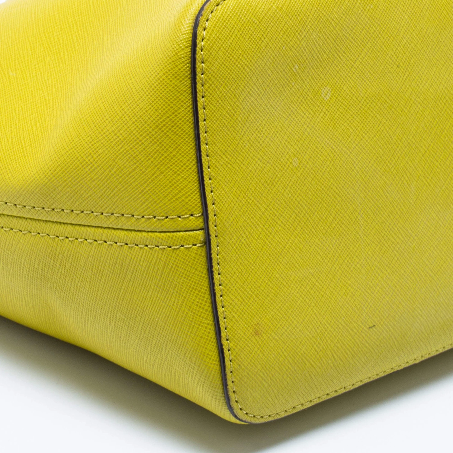 Michael Kors Neon Green Leather Small Jet Set Travel Tote For Women - Image 13