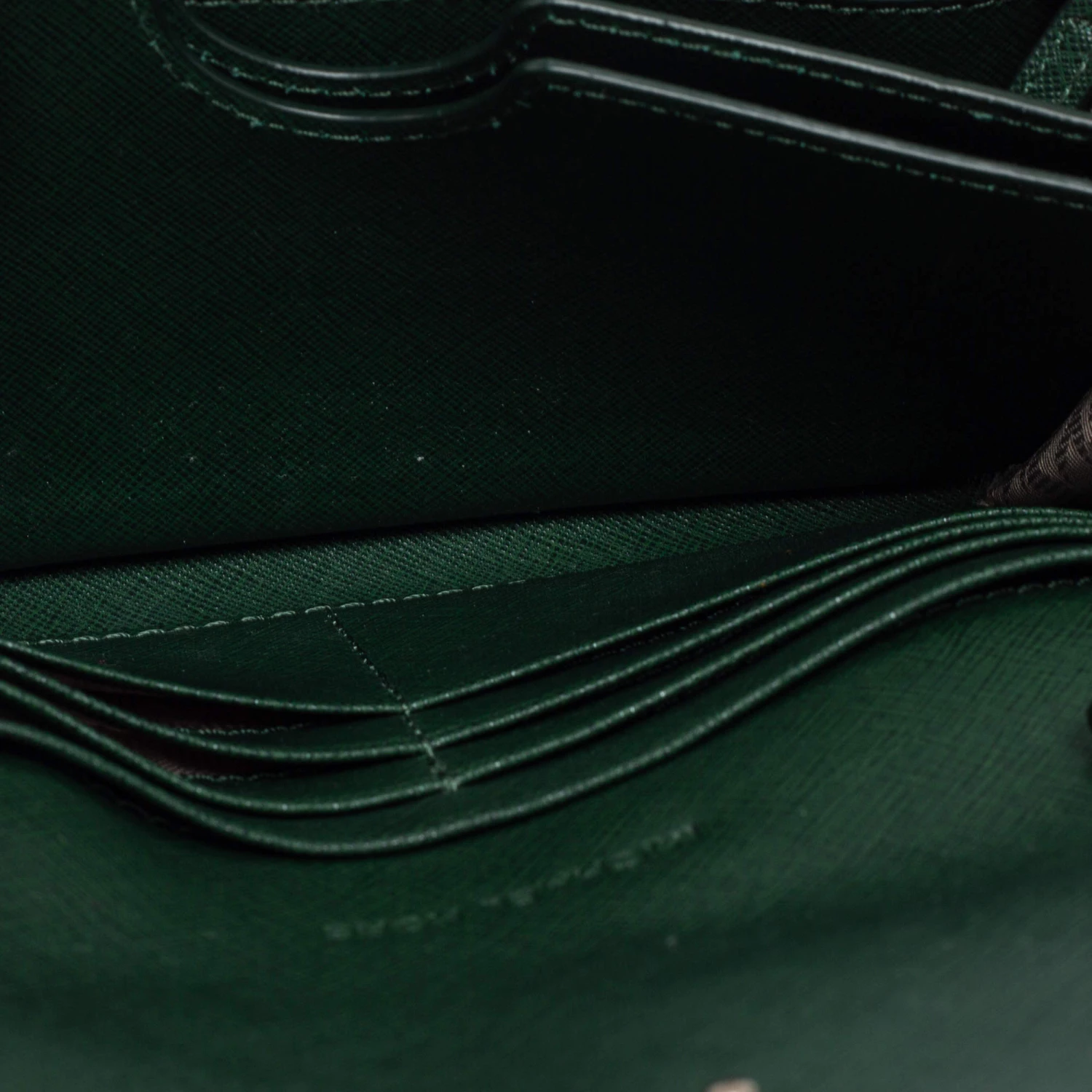 Michael Kors Green Leather Flap Crossbody Bag For Women - Image 10