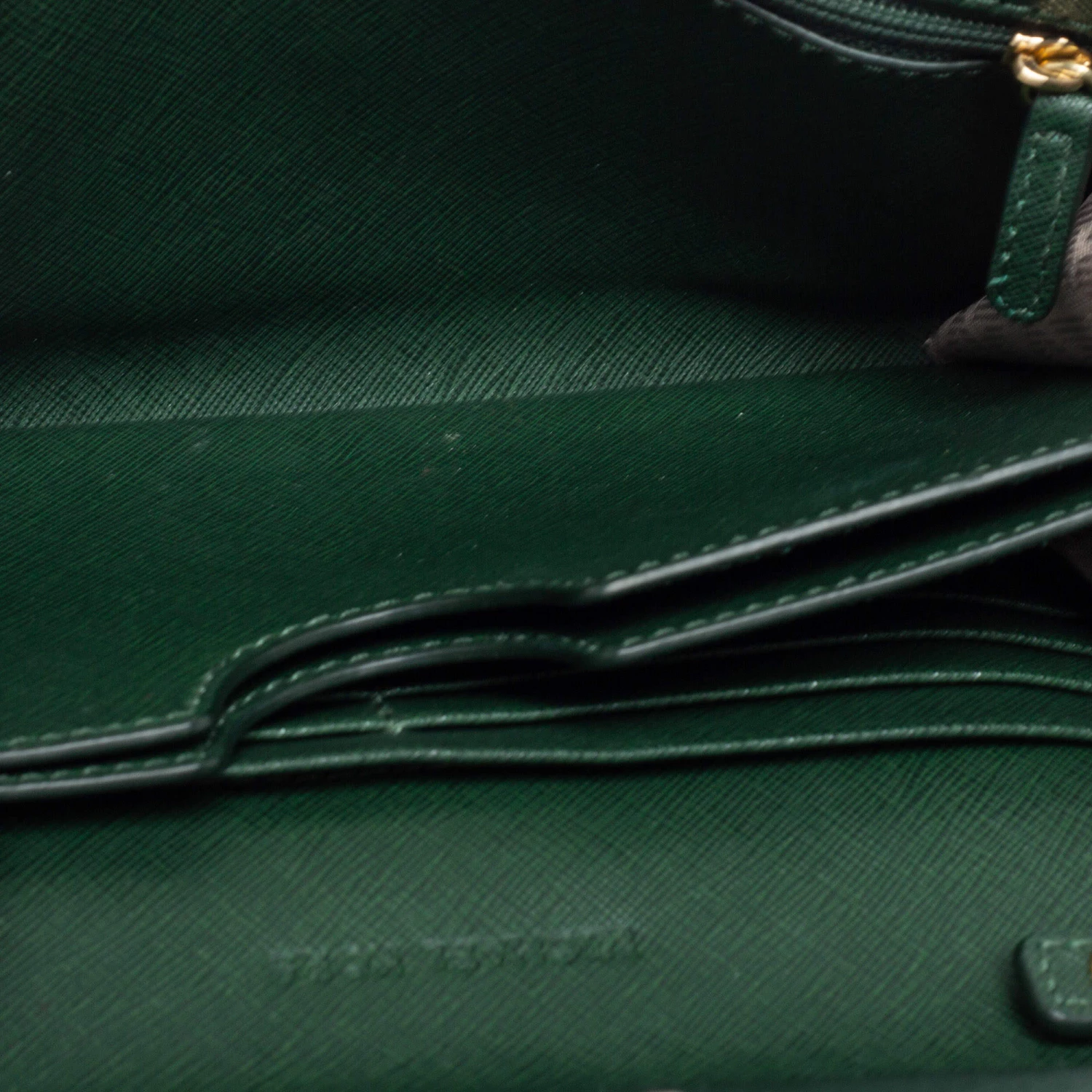 Michael Kors Green Leather Flap Crossbody Bag For Women - Image 9