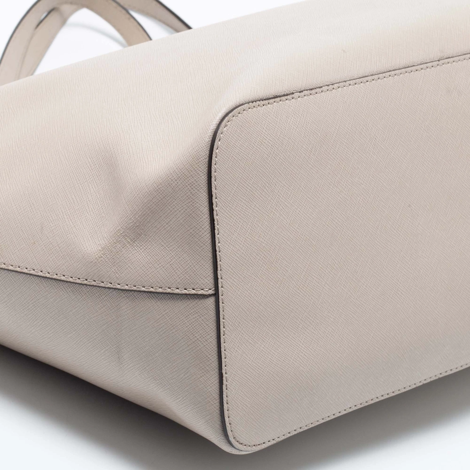 Michael Kors Grey Saffiano Leather Jet Set Tote For Women - Image 13