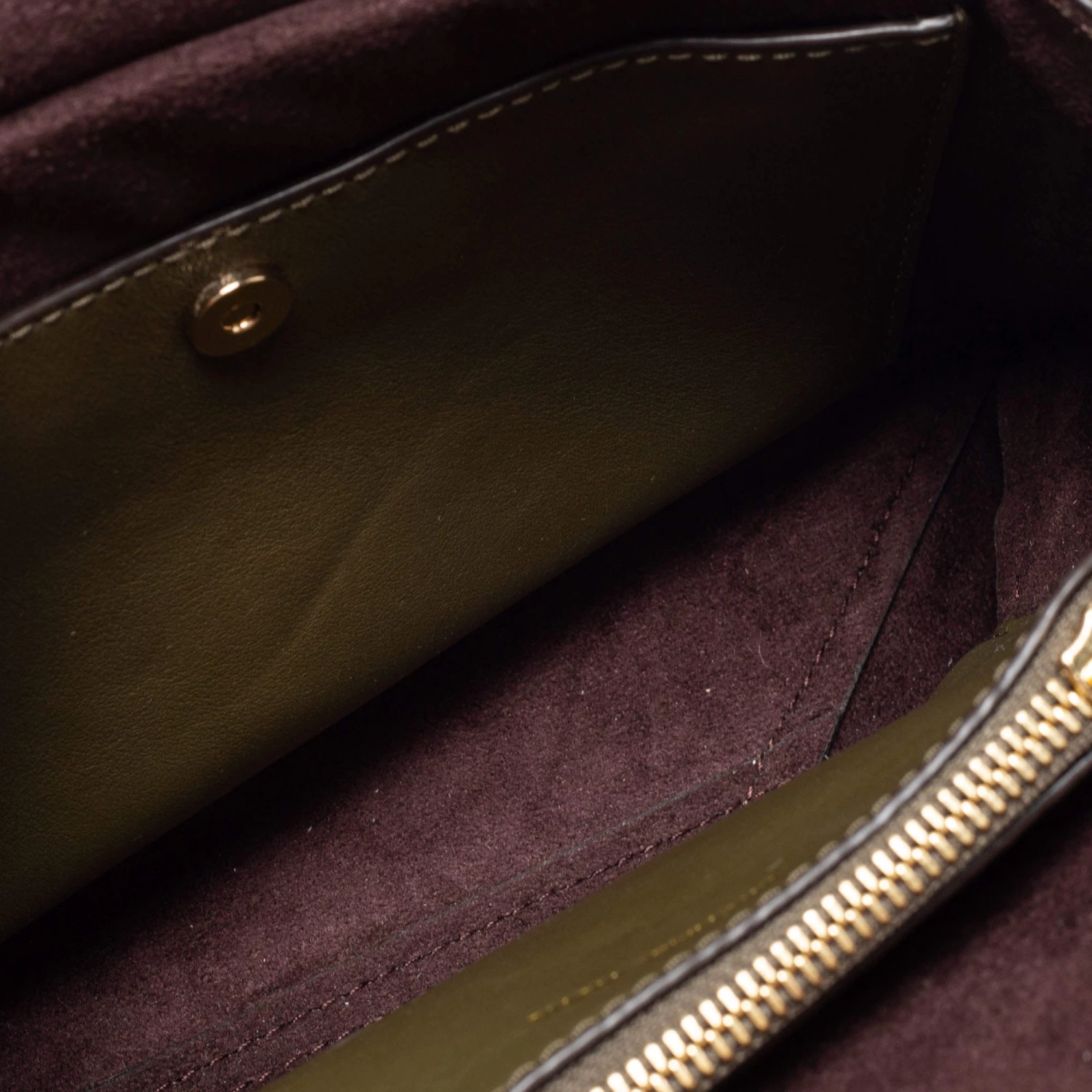 Michael Kors Green Leather Studded Medium Cece Shoulder Bag For Women - Image 8