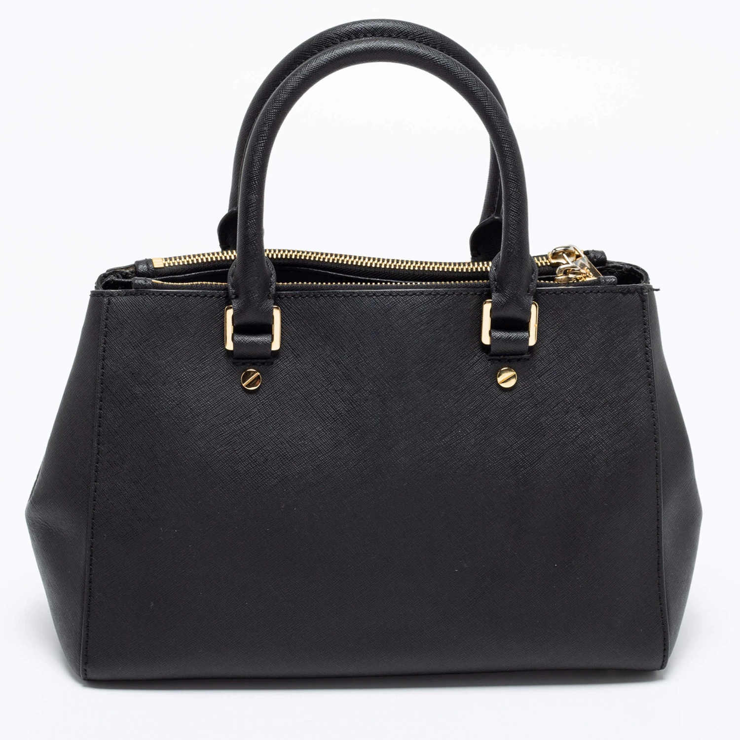 Michael Kors Black Leather Medium Sutton Tote For Women - Image 4
