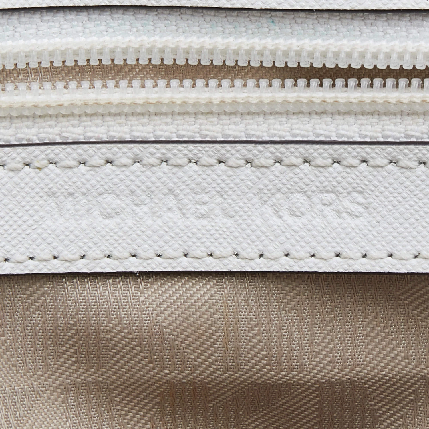 Michael Kors White Leather Small Ava Top Handle Bag For Women - Image 8