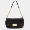 Michael Kors Black Leather Large Sloan Shoulder Bag For Women