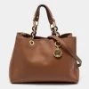 MICHAEL Michael Kors Brown Saffiano Leather Medium Cynthia Tote For Women