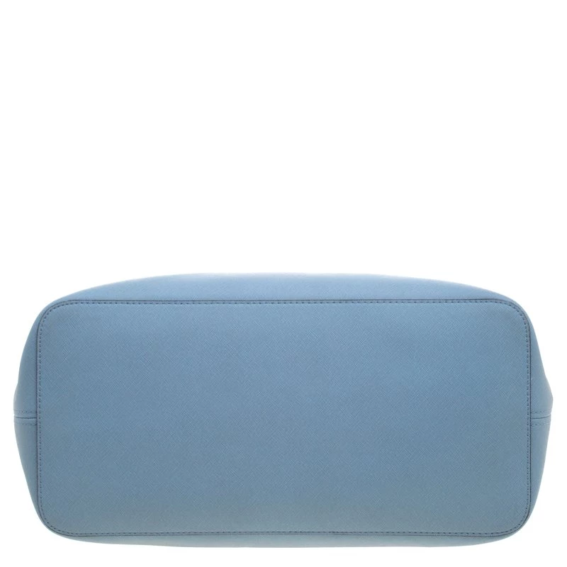 Michael Kors Powdered Blue Leather Jetset Tote For Women - Image 6