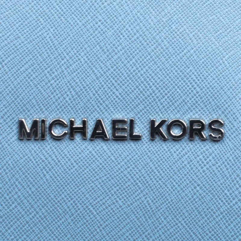 Michael Kors Powdered Blue Leather Jetset Tote For Women - Image 8