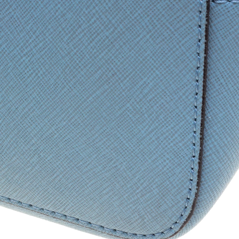 Michael Kors Powdered Blue Leather Jetset Tote For Women - Image 13