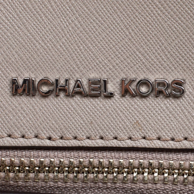 Michael Kors Grey Leather Rhea Mini Backpack For Women - Image 8