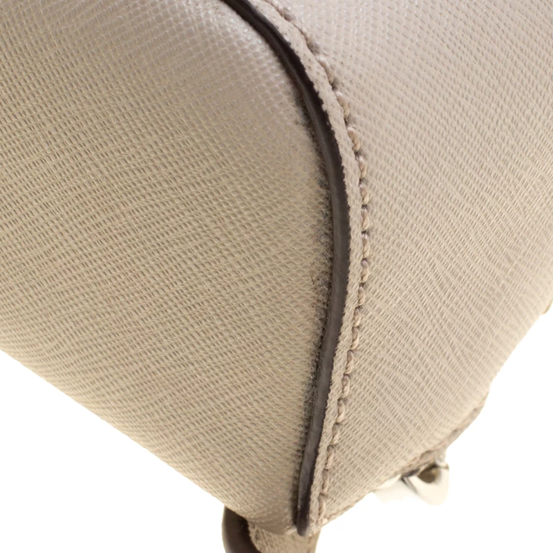 Michael Kors Grey Leather Rhea Mini Backpack For Women - Image 11