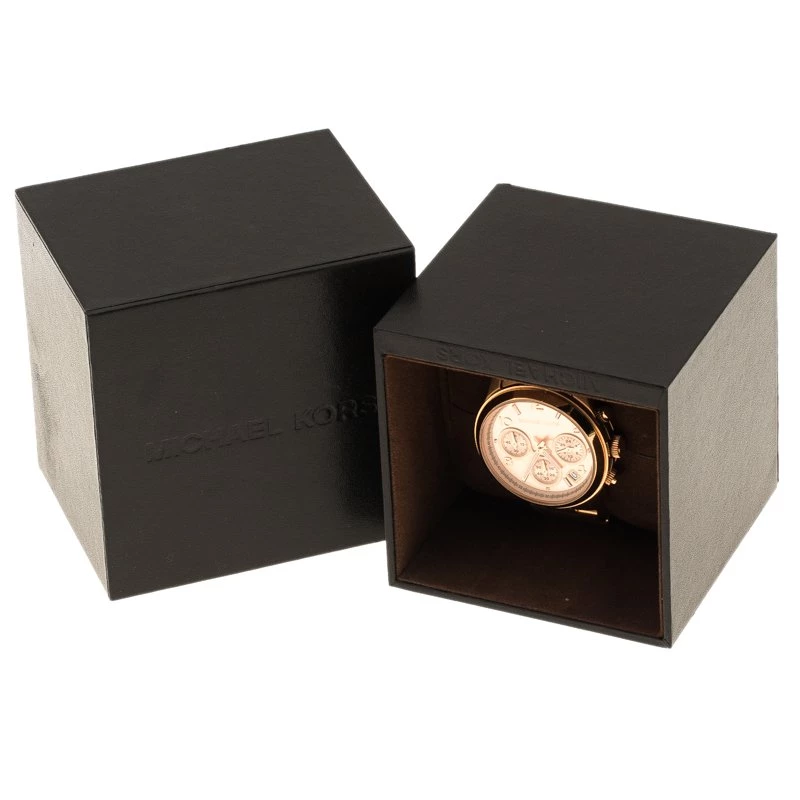 Michael Kors Rose Gold Plated Steel Women's Wristwatch 38 Mm For Women - Image 6