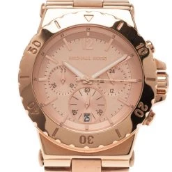Michael Kors Pink Stainless Steel MK-5314 Women's Wristwatch 42MM For Women