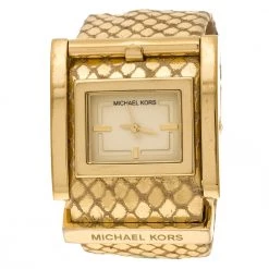 Michael Kors Yellow Gold Plated Steel Mk2133 Women's Wristwatch 38 Mm For Women