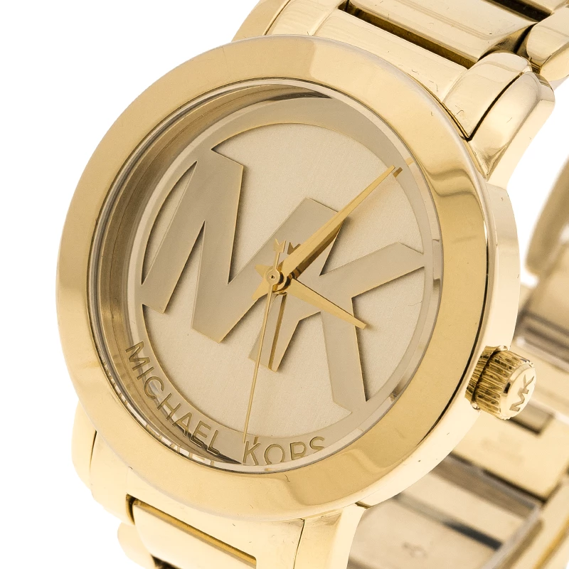 Michael Kors Gold Tone Runway MK3206 Women's Wristwatch 38 Mm For Women - Image 2