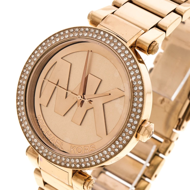 Michael Kors Parker Rose Gold Plated Parker MK5865 Women's Wristwatch 39 Mm For Women - Image 2