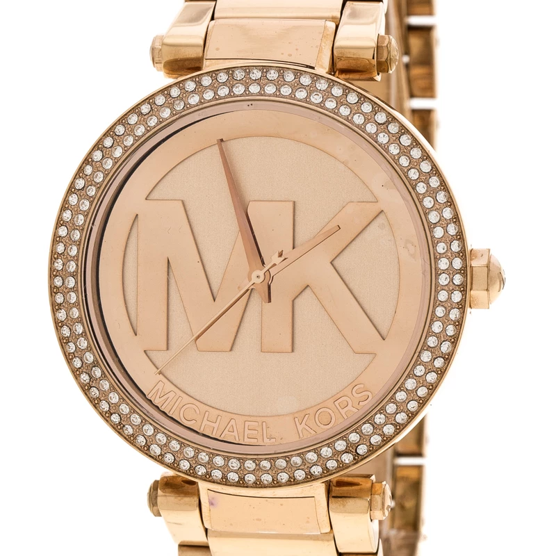 Michael Kors Parker Rose Gold Plated Parker MK5865 Women's Wristwatch 39 Mm For Women - Image 3