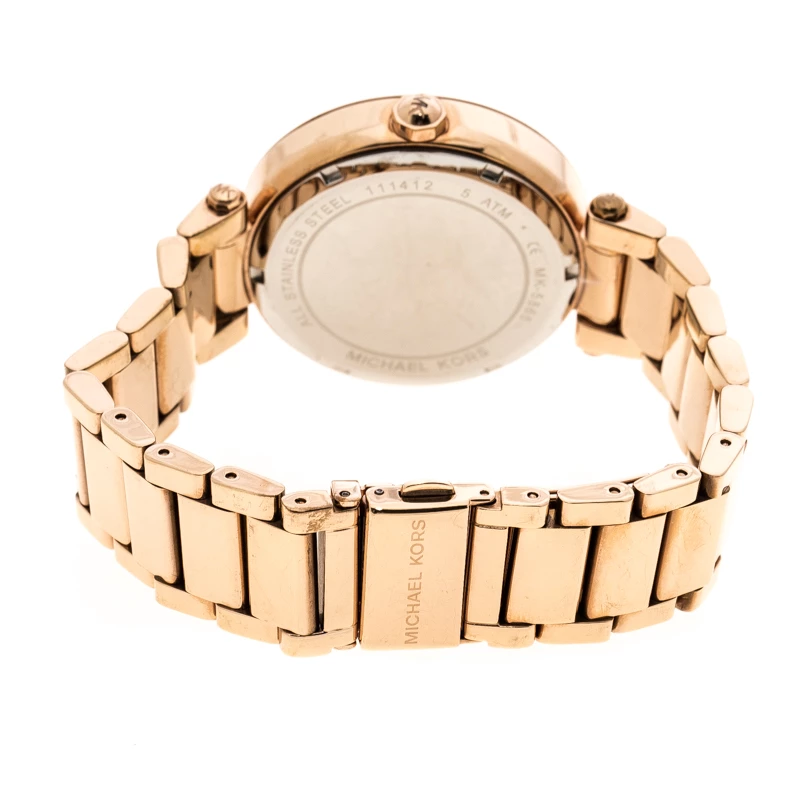 Michael Kors Parker Rose Gold Plated Parker MK5865 Women's Wristwatch 39 Mm For Women - Image 5