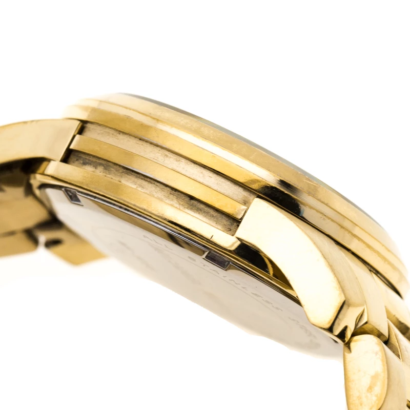 Michael Kors Gold Tone Stainless Steel Runway MK5055 Chronograph Women's Wristwatch 38 Mm For Women - Image 7