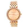 Michael Kors Rose Gold Plated Stainless Steel Darci MK3192 Women's Wristwatch 39 Mm For Women