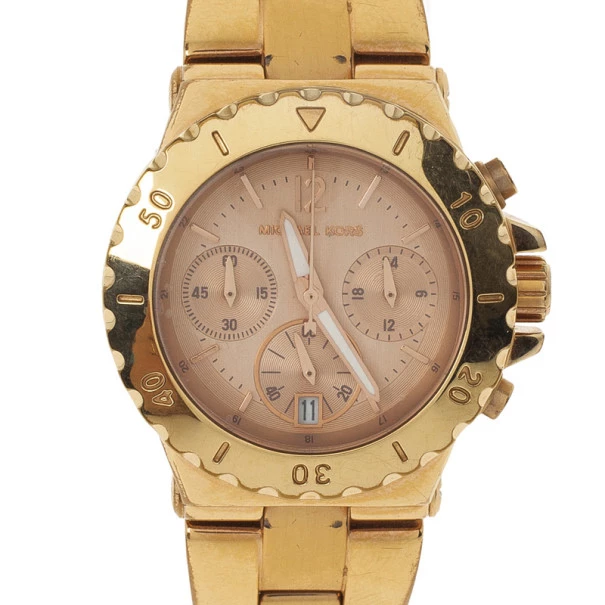 Michael Kors Gold Plated Womens Watch 36 MM For Women