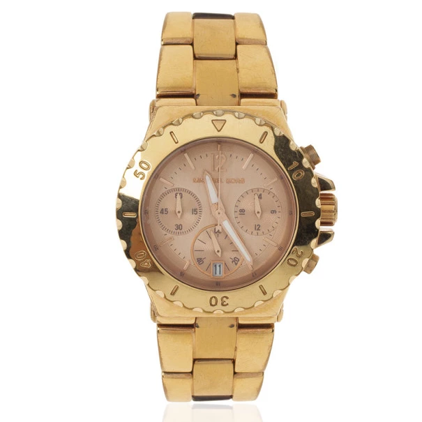Michael Kors Gold Plated Womens Watch 36 MM For Women - Image 3