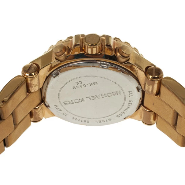 Michael Kors Gold Plated Womens Watch 36 MM For Women - Image 4