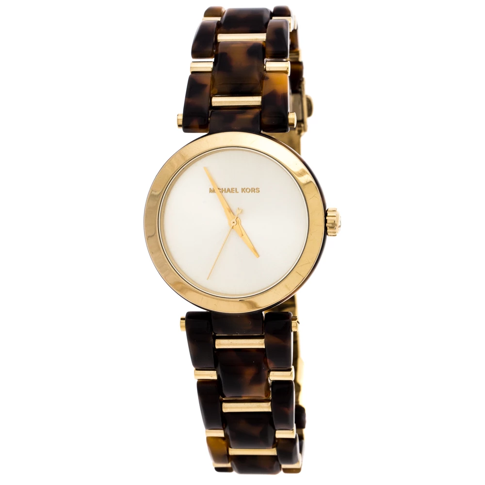 Michael Kors Gold Plated Stainless Steel Delray MK4314 Women's Wristwatch 36MM For Women