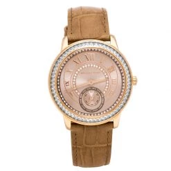Michael Kors Rose Gold PVD Coated Stainless Steel Madelyn MK2448 Women's Wristwatch 40 Mm For Women