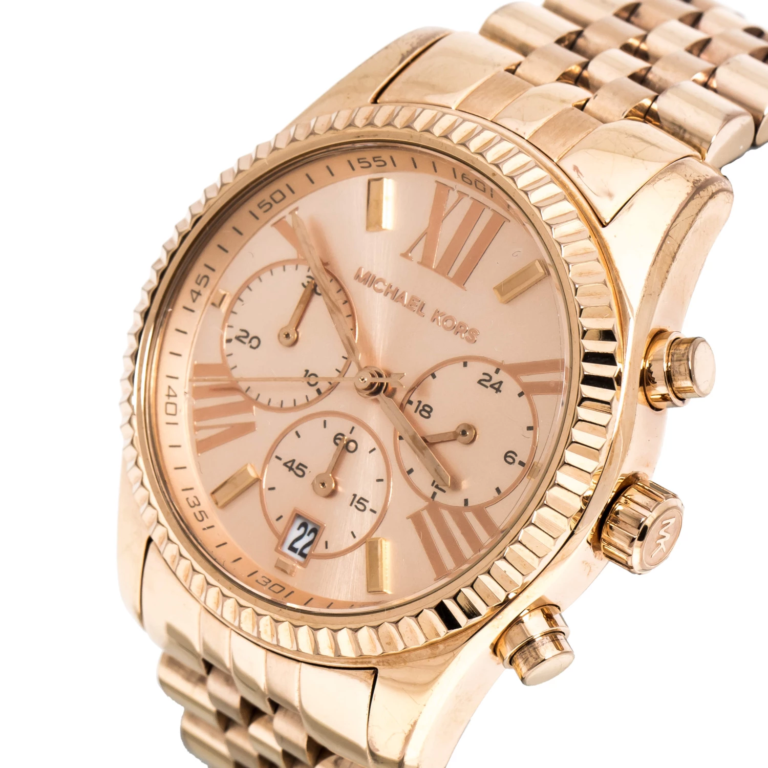 Michael Kors Rose Gold Plated Steel Lexington MK5569 Women's Wristwatch 38 Mm For Women - Image 2