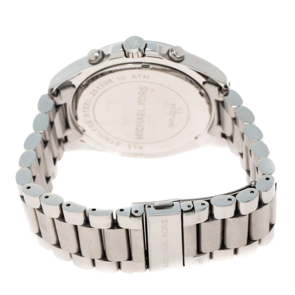 Michael Kors Silver Stainless Steel Bradshaw MK8254 Men's Wristwatch 48 MM For Men - Image 5