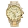 Michael Kors Gold Stainless Steel Acetate MK5139 Women's Wristwatch 38 Mm For Women