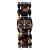 Michael Kors Brown Tortoise Acetate Stainless Steel MK4178 Women's Wristwatch 26 Mm For Women