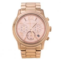 MIchael Kors Rose Gold Tone Stainless Steel Cooper MK6275 Women's Wristwatch 40 Mm For Women