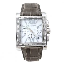 Michael Kors MOP Stainless Steel Uptown Glam Gia MK5674 Women's Wristwatch 37 Mm For Women