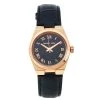 Michael Kors Black Rose Gold Tone Stainless Steel Leather Channing MK2358 Women's Wristwatch 33 Mm For Women