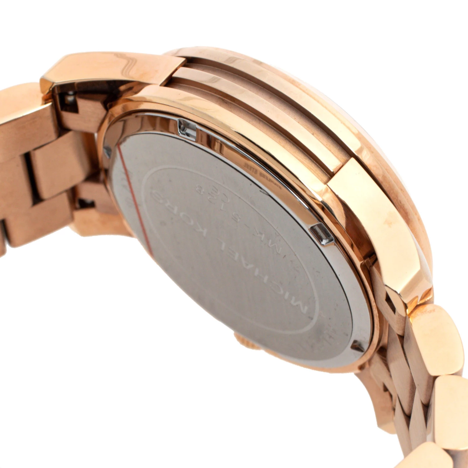 Michael Kors Rose Gold Tone Stainless Steel Runway MK5128 Women's Wristwatch 38MM For Women - Image 7