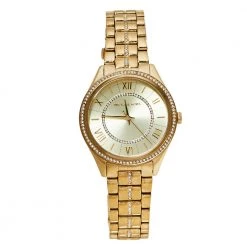 Michael Kors Gold Tone Crystal Pavé MK3719 Lauryn Women's Wristwatch 38 MM For Women