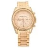 Michael Kors Rose Gold Tone Stainless Steel Blair Chronograph MK5263 Women's Wristwatch 39 Mm For Women