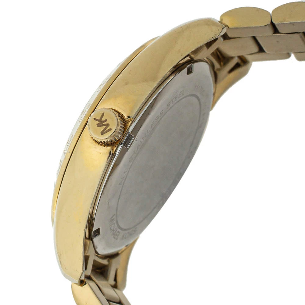 Michael Kors Champagne Two-Tone Stainless Steel Layton MK6476 Women's Wristwatch 44 Mm For Women - Image 6